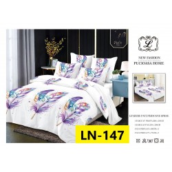 Lenjerie de Pat din Finet, 6 Piese, Pat 2 Persoane