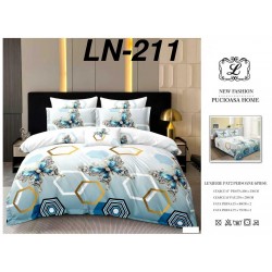 Lenjerie de Pat din Finet, 6 Piese, Pat 2 Persoane