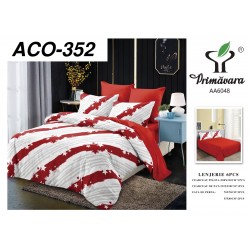 Lenjerie de Pat din Finet, 6 Piese, Pat 2 Persoane