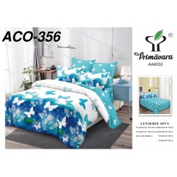 Lenjerie de Pat din Finet, 6 Piese, Pat 2 Persoane
