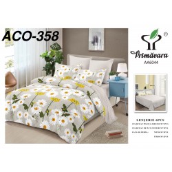 Lenjerie de Pat din Finet, 6 Piese, Pat 2 Persoane