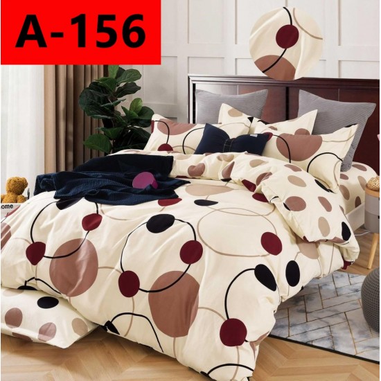 Lenjerie de Pat din Finet, 6 Piese, Pat 2 Persoane Lenjerii bumbac finet 2 persoane 6 piese