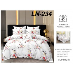 Lenjerie de Pat din Finet, 6 Piese, Pat 2 Persoane