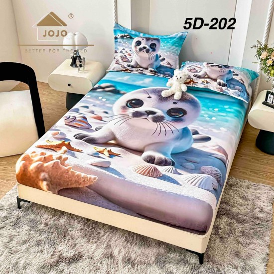 Husa de Pat cu 2 Fete de Perne din bumbac finet Huse 160 x 200 cm