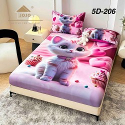 Husa de Pat cu 2 Fete de Perne din bumbac finet