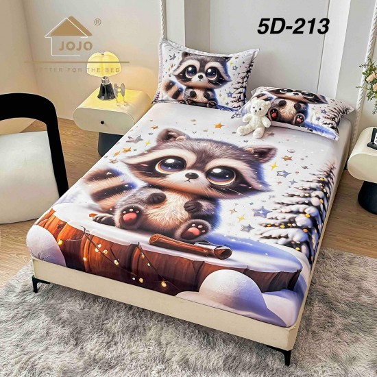 Husa de Pat cu 2 Fete de Perne din bumbac finet Huse 160 x 200 cm