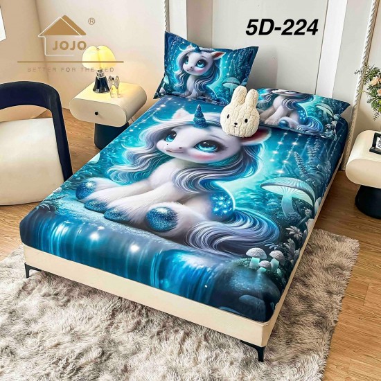 Husa de Pat cu 2 Fete de Perne din bumbac finet Huse 160 x 200 cm