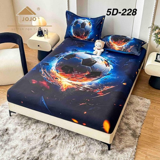 Husa de Pat cu 2 Fete de Perne din bumbac finet Huse 160 x 200 cm