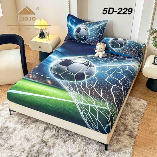 Husa de Pat cu 2 Fete de Perne din bumbac finet Huse 160 x 200 cm