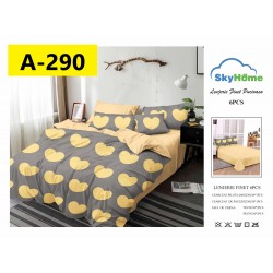 Lenjerie de Pat din Finet, 6 Piese, Pat 2 Persoane