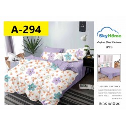 Lenjerie de Pat din Finet, 6 Piese, Pat 2 Persoane