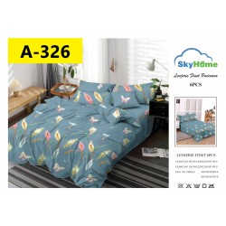 Lenjerie de Pat din Finet, 6 Piese, Pat 2 Persoane