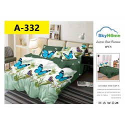 Lenjerie de Pat din Finet, 6 Piese, Pat 2 Persoane