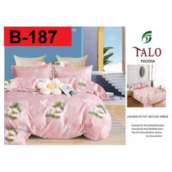 Lenjerie de Pat din Finet, 6 Piese, Pat 2 Persoane