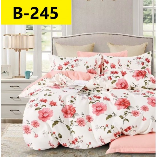 Lenjerie de Pat din Finet, 6 Piese, Pat 2 Persoane Lenjerii bumbac finet 2 persoane 6 piese