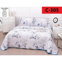 Cuverturi bumbac matlasat + 2 fete perna