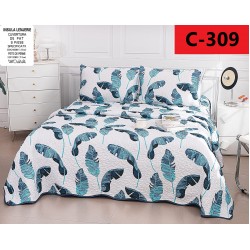 Cuverturi bumbac matlasat + 2 fete perna