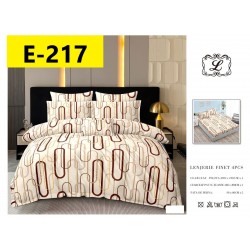 Lenjerii Bumbac Finet 2 persoane, 4 Piese, cearsaf pat cu elastic