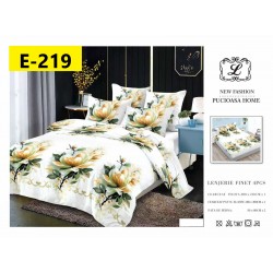 Lenjerii Bumbac Finet 2 persoane, 4 Piese, cearsaf pat cu elastic