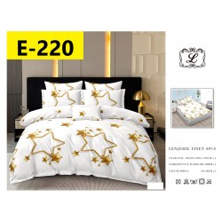 Lenjerii Bumbac Finet 2 persoane, 4 Piese, cearsaf pat cu elastic