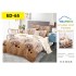Lenjerii Bumbac Finet 1 persoane, 4 Piese, cearsaf pat cu elastic