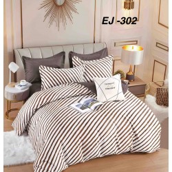 Lenjerie de Pat din Finet cu elastic, 6 Piese, Pat 2 Persoane