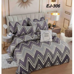 Lenjerie de Pat din Finet cu elastic, 6 Piese, Pat 2 Persoane