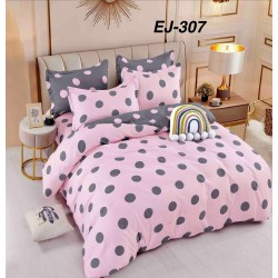 Lenjerie de Pat din Finet cu elastic, 6 Piese, Pat 2 Persoane