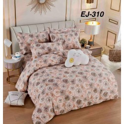 Lenjerie de Pat din Finet cu elastic, 6 Piese, Pat 2 Persoane