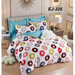 Lenjerie de Pat din Finet cu elastic, 6 Piese, Pat 2 Persoane