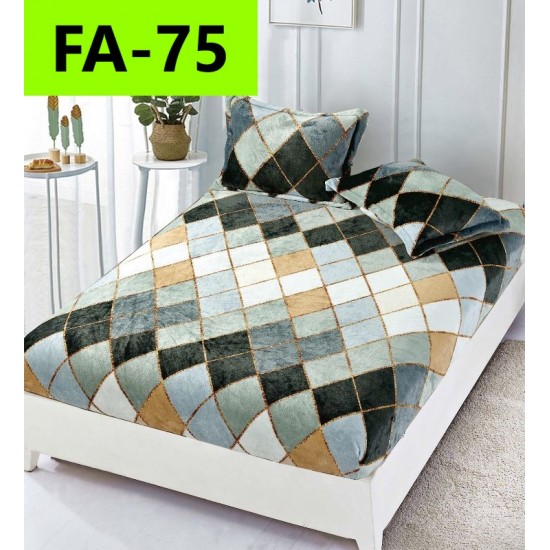 Husa de Pat cu 2 Fete de Perne Cocolino Huse cocolino 2 persoane cu elastic