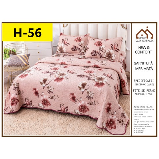 Cuverturi de pat din Catifea + 2 fete perna Cuverturi de pat din Catifea + 2 fete perna