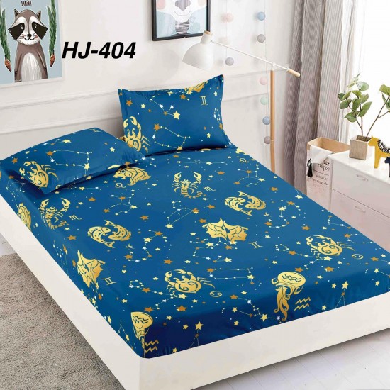 Husa de Pat cu 2 Fete de Perne din bumbac finet HUSE 180 x 200 cm