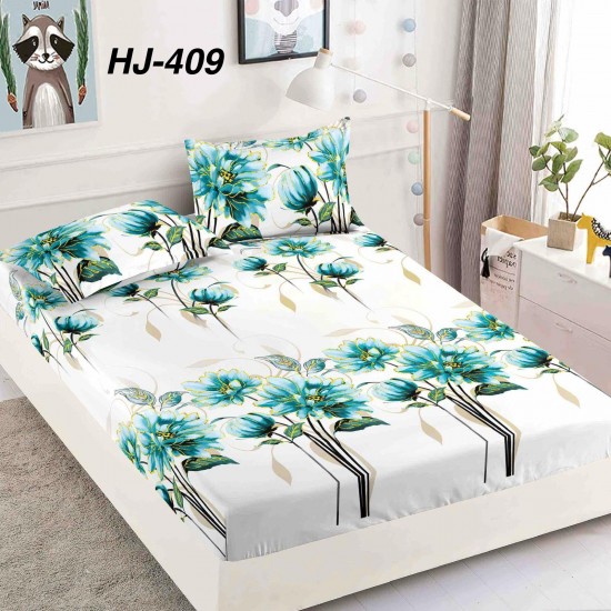 Husa de Pat cu 2 Fete de Perne din bumbac finet HUSE 180 x 200 cm
