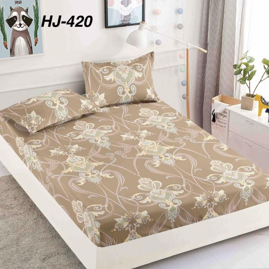 Husa de Pat cu 2 Fete de Perne din bumbac finet HUSE 180 x 200 cm