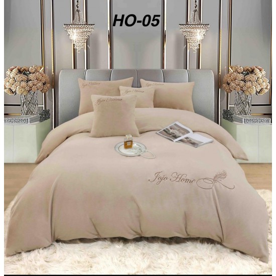 Lenjeri brodate ，blana artificiala de iepure cu fir scurt Lenjerii cocolino 2 persoane 6 piese