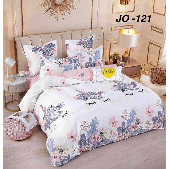 Lenjerie de Pat din Finet, 6 Piese, Pat 2 Persoane Lenjerii bumbac finet 2 persoane 6 piese