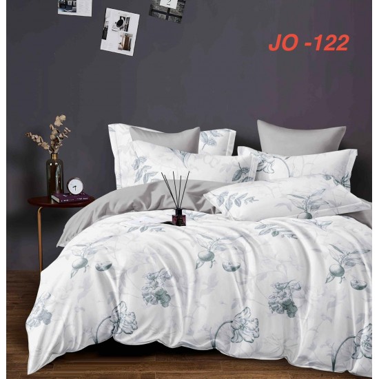 Lenjerie de Pat din Finet, 6 Piese, Pat 2 Persoane Lenjerii bumbac finet 2 persoane 6 piese