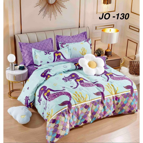 Lenjerie de Pat din Finet, 6 Piese, Pat 2 Persoane Oferta 1+1: Lenjerii de pat dublu, 6 piese, Jojo