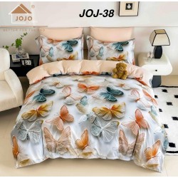 Lenjerie de Pat din Bumbac Finet, 6 Piese, Pat 2 Persoane 5D