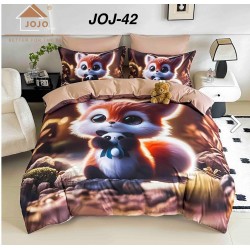 Lenjerie de Pat din Bumbac Finet, 6 Piese, Pat 2 Persoane 5D