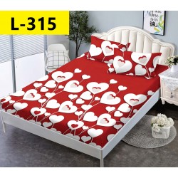 Husa de Pat cu 2 Fete de Perne din bumbac finet