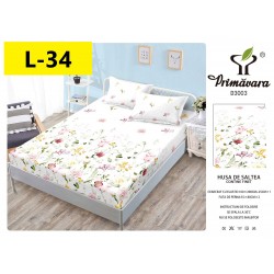 Husa de Pat cu 2 Fete de Perne din bumbac finet