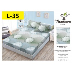 Husa de Pat cu 2 Fete de Perne din bumbac finet