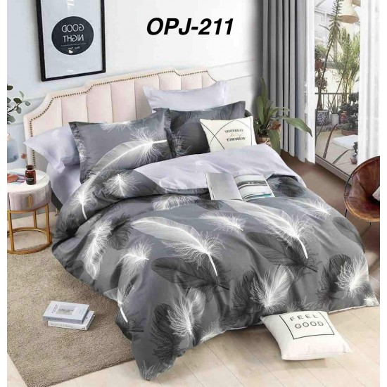 Lenjerii Bumbac Finet 1 persoana, 4 Piese, cearsaf pat clasic Lenjerii bumbac finet 1 persoană 4 piese