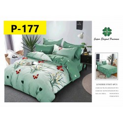 Lenjerie de Pat din Finet, 6 Piese, Pat 2 Persoane