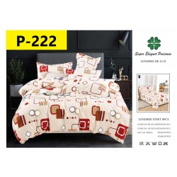 Lenjerie de Pat din Finet, 6 Piese, Pat 2 Persoane