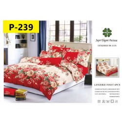 Lenjerie de Pat din Finet, 6 Piese, Pat 2 Persoane