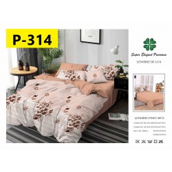 Lenjerie de Pat din Finet, 6 Piese, Pat 2 Persoane