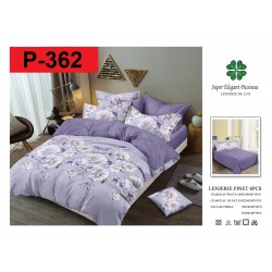 Lenjerie de Pat din Finet, 6 Piese, Pat 2 Persoane